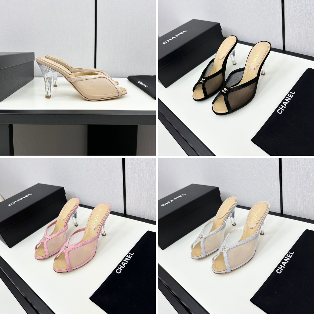 CL STYLE HIGH QUALITY LUREX HEEL PUMPS (SIZES 36 - 41)