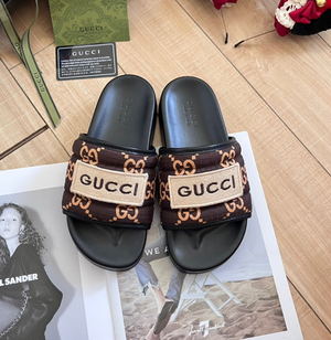 Open image in slideshow, G STYLE HQ JACQUARD PLATFORM SLIDER SANDALS (SIZES 37 - 44)
