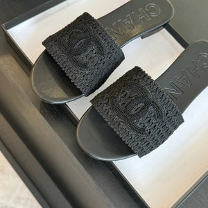 Open image in slideshow, C STYLE WOVEN SLIPPER SANDALS 1 (SIZES 35-41)
